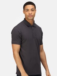 Professional Mens Classic 65/35 Short Sleeve Polo Shirt - Seal Gray