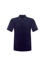 Professional Mens Coolweave Short Sleeve Polo Shirt - Navy