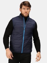 Professional Mens Firedown Insulated Bodywarmer - Navy/French Blue