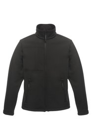 Professional Mens Octagon II Waterproof Softshell Jacket - Black/Black - Black/Black