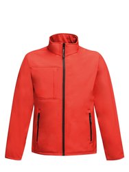 Professional Mens Octagon II Waterproof Softshell Jacket - Classic Red/Black