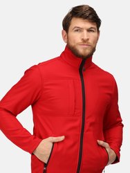 Professional Mens Octagon II Waterproof Softshell Jacket - Classic Red/Black - Classic Red/Black