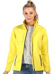 Professional Womens/Ladies Octagon II Waterproof Softshell Jacket - Bright Yellow/Black - Bright Yellow/Black