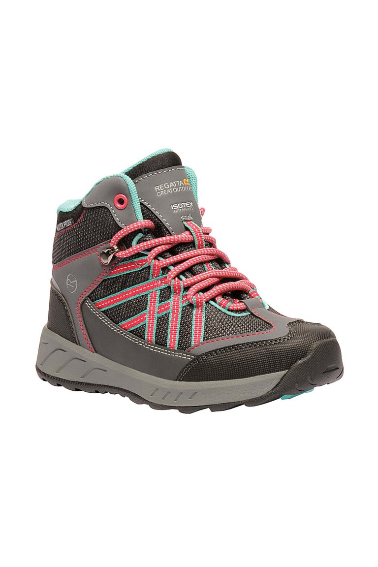 Regata Great Outdoors Childrens/Kids Samaris Hiking Boot - Granite/Duchess