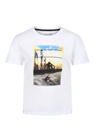 Regatta Childrens/Kids Bosley V Urban City T-Shirt - White