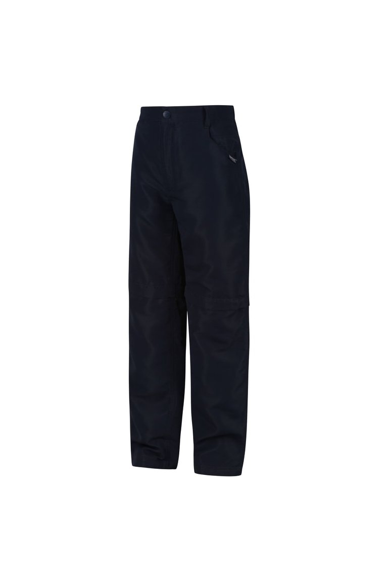 Regatta Childrens/Kids Sorcer II Zip Off Pants - Navy