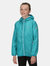 Regatta Great Outdoors Childrens/Kids Lever II Packaway Rain Jacket (Turquoise) - Turquoise