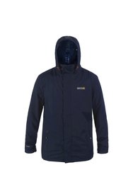 Regatta Great Outdoors Mens Outdoor Classic Matt Hooded Waterproof Jacket - Navy