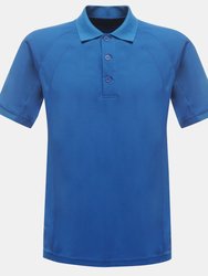 Regatta Hardwear Mens Coolweave Short Sleeve Polo Shirt (Oxford Blue)