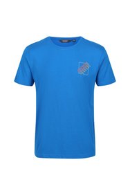 Regatta Mens Breezed Square T-Shirt - Imperial Blue