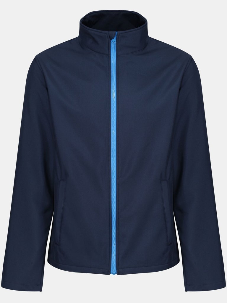 Regatta Mens Eco Ablaze Soft Shell Jacket (Navy/French Blue) - Navy/French Blue