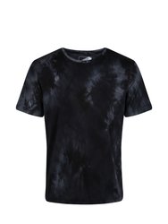 Regatta Mens Fingal Edition Tie Dye T-Shirt - Black