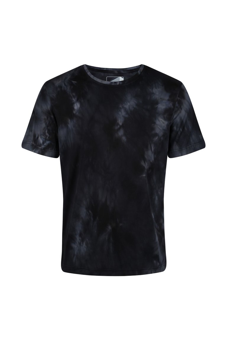 Regatta Mens Fingal Edition Tie Dye T-Shirt - Black