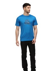 Regatta Mens Fingal Slogan Mountain T-Shirt