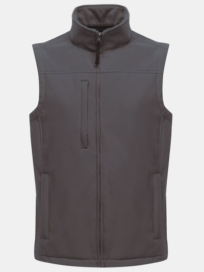 Regatta Regatta Mens Flux Softshell Vest Jacket (Seal Grey/Seal Grey) product