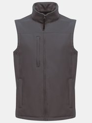 Regatta Mens Flux Softshell Vest Jacket (Seal Grey/Seal Grey) - Seal Grey/Seal Grey
