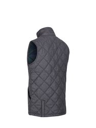 Regatta Mens Londyn Quilted Wool Effect Vest