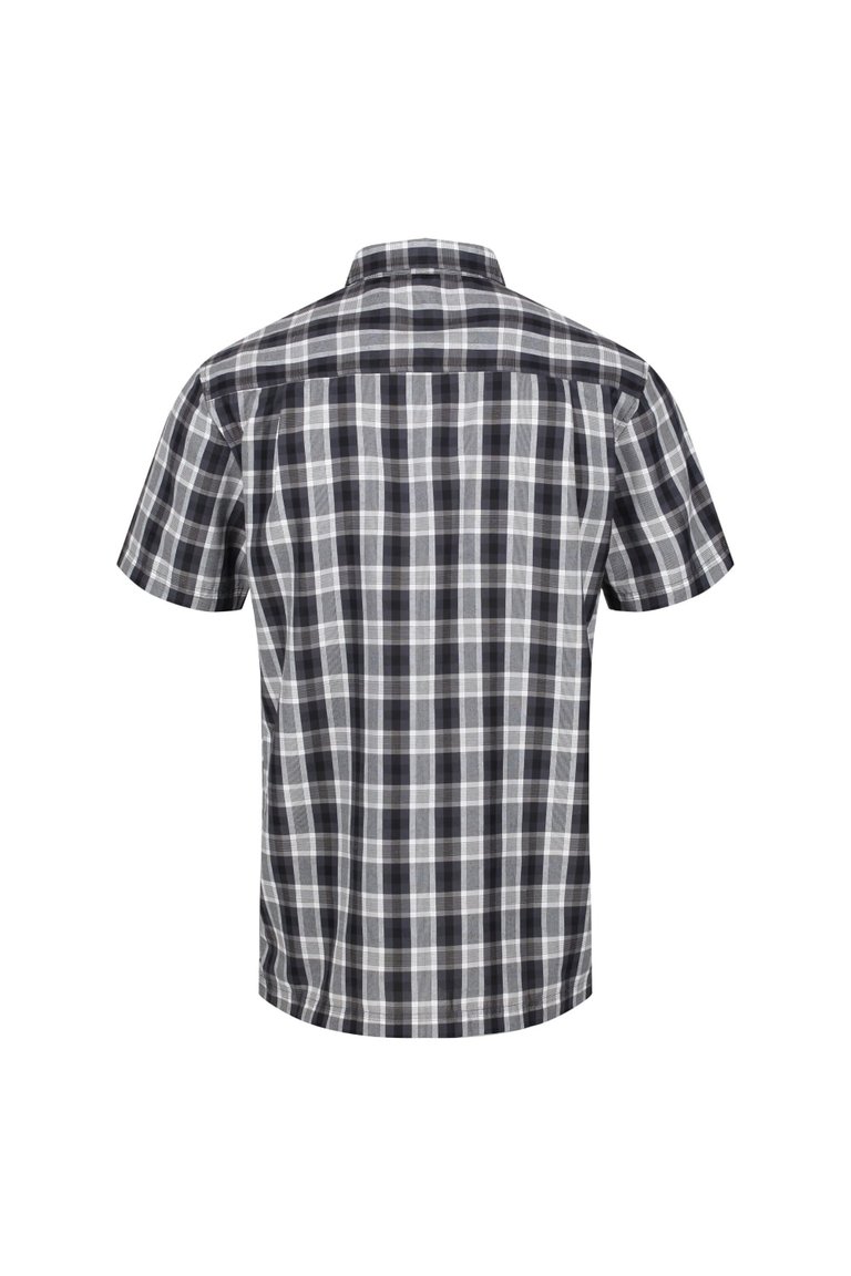 Regatta Mens Mindano VI Checked Short-Sleeved Shirt