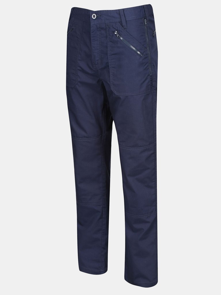 Regatta Mens Original Action Waterproof Pants - Regular (Navy)