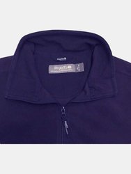 Regatta Mens Plain Micro Fleece Full Zip Jacket (Layer Lite) (Dark Navy)