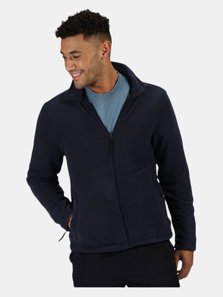 Regatta Mens Plain Micro Fleece Full Zip Jacket (Layer Lite)