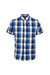 Regatta Mens Ryker Checked Short-Sleeved Shirt (Lapis Blue) - Lapis Blue