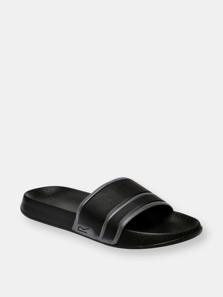 Regatta Mens Shift Slider - Black/Ash