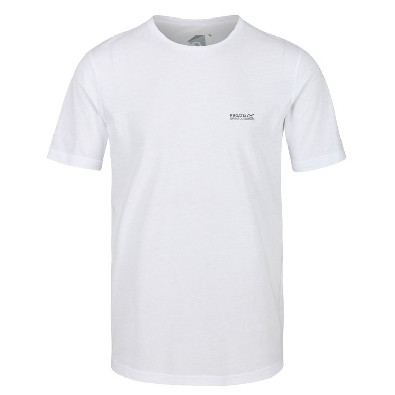 Regatta Mens Tait Lightweight Active T-Shirt (White) - White