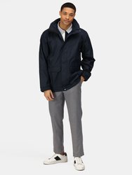 Regatta Mens Vertex III Waterproof Breathable Jacket (Navy)