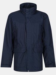 Regatta Mens Vertex III Waterproof Breathable Jacket (Navy) - Navy