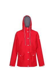 Regatta Womens/Ladies Bayarma Lightweight Waterproof Jacket (True Red) - True Red