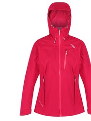 Regatta Womens/Ladies Birchdale Waterproof Shell Jacket (Dark Cerise) - Dark Cerise