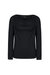 Regatta Womens/Ladies Frayda Long Sleeved T-Shirt - Black