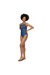 Regatta Womens/Ladies Halliday Tile One Piece Bathing Suit
