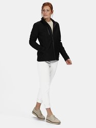 Regatta Womens/Ladies Honestly Made Softshell Jacket (Black)