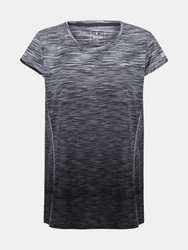 Regatta Womens/Ladies Hyperdimension II Ombre T-Shirt - Black