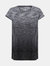 Regatta Womens/Ladies Hyperdimension II Ombre T-Shirt - Black
