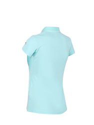 Regatta Womens/Ladies Maverick V Polo Shirt (Cool Aqua)