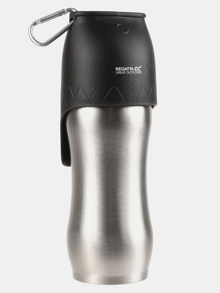 Stainless Steel Dog Water Bottle - Silver - Silver