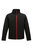 Standout Mens Ablaze Printable Soft Shell Jacket - Black/Classic Red - Black/Classic Red