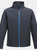 Standout Mens Ablaze Printable Soft Shell Jacket - Navy/French Blue - Navy/French Blue