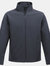 Standout Mens Ablaze Printable Soft Shell Jacket - Navy/Navy - Navy/Navy