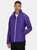 Standout Mens Ablaze Printable Soft Shell Jacket - Purple/Black