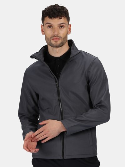 Regatta Standout Mens Ablaze Printable Soft Shell Jacket - Seal Gray/Black product