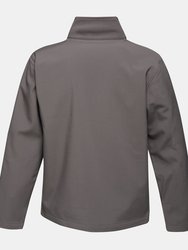 Standout Mens Ablaze Printable Soft Shell Jacket - Seal Gray/Black