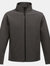 Standout Mens Ablaze Printable Soft Shell Jacket - Seal Gray/Black