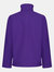 Standout Mens Ablaze Printable Soft Shell Jacket - Vibrant Purple/Black