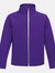 Standout Mens Ablaze Printable Soft Shell Jacket - Vibrant Purple/Black - Vibrant Purple/Black