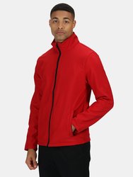 Standout Mens Ablaze Printable Softshell Jacket - Classic Red/Black