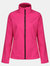 Standout Womens/Ladies Ablaze Printable Soft Shell Jacket - Hot Pink/Black